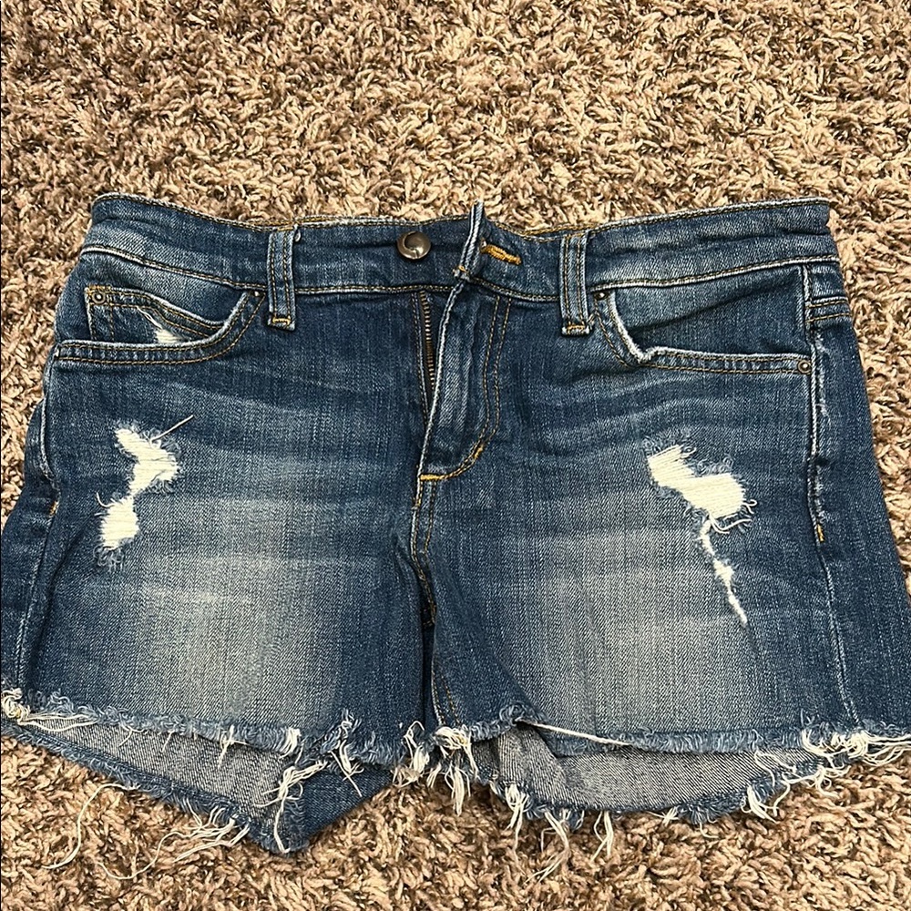 Denim Distressed Women Shorts